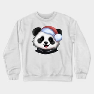 Cute Panda Drawing Crewneck Sweatshirt